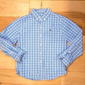 VINEYARD VINES Boys 6 Whale Shirt Button Down EUC Preppy Low Shipping